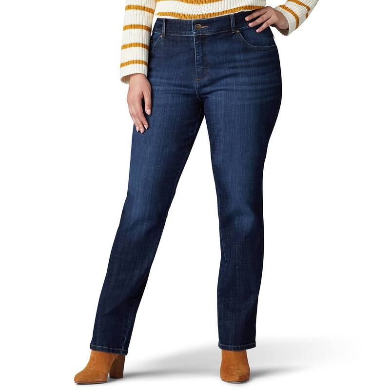 リー レディース ボトムス デニムパンツ リラックスフィット プラスサイズ ジーンズ Plusize LeeRelaxed Fit StraightLeg Jeans Bewitched