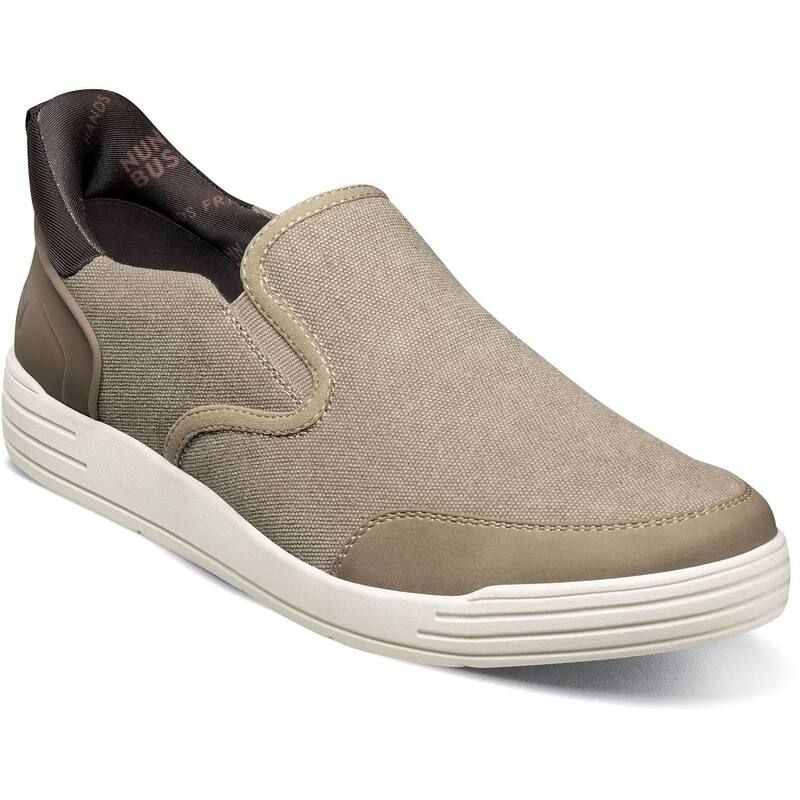 ノンブッシュ メンズ シューズ スニーカー Nunn Bush Kore City Walk EZ Mens Canvas Moc Toe SlipOn Shoestone ストーン