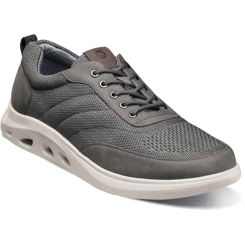 ノンブッシュ メンズ シューズ スニーカー ニット Nunn Bush Ponte Mens Knit Moc Toe Sneakers Gray Multi グレー