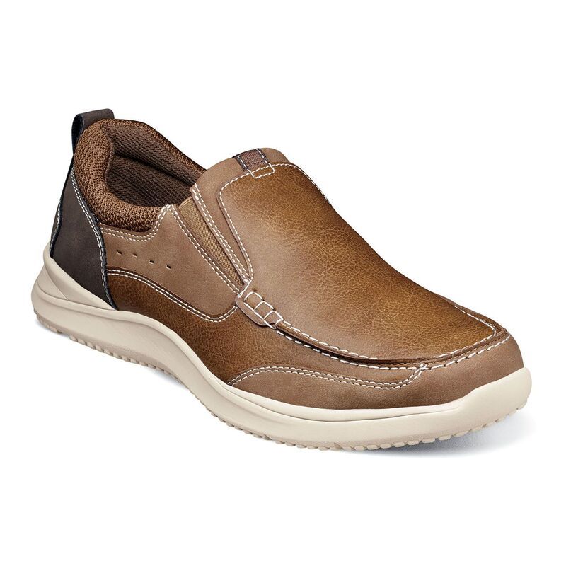 ノンブッシュ メンズ シューズ スリッポン・ローファー Nunn BushR Conway Mens Loafers Tan タン