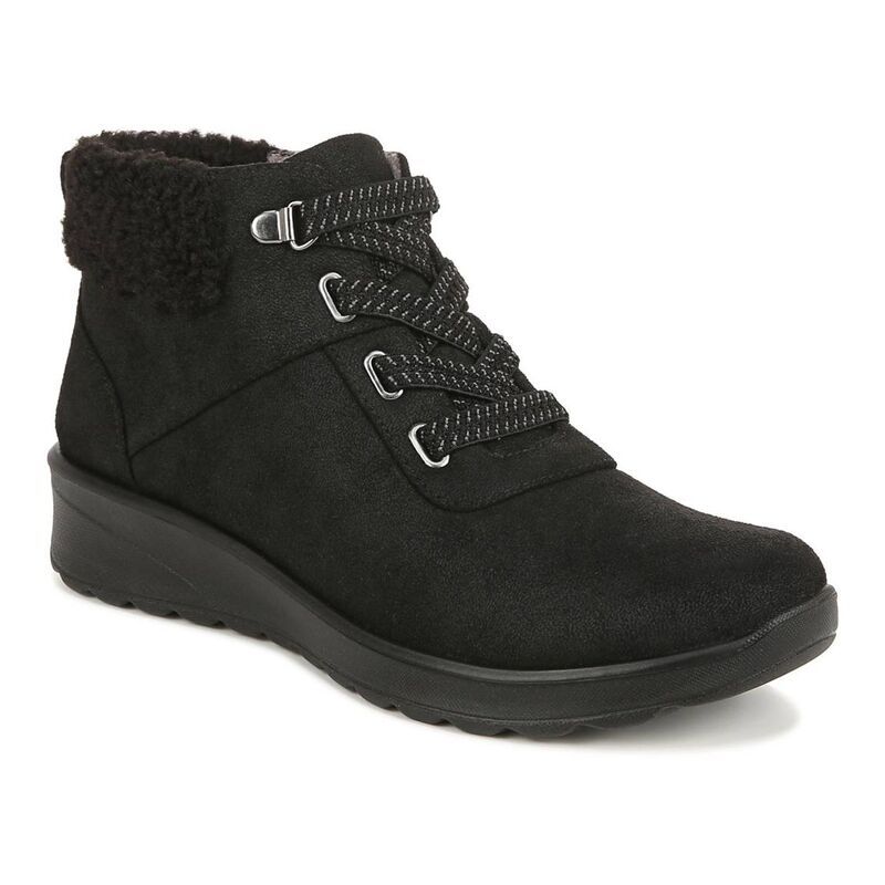 ビジーズ レディース シューズ ブーツ・レインブーツ アンクル Bzees Generation Womens Cozy Ankle Boots Black ブラック