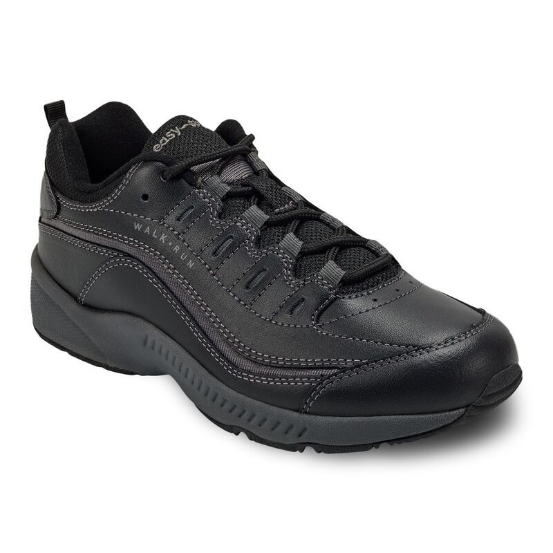 イージースピリット レディース シューズ スニーカー Easy Spirit Romy Womens Classic Walking Sneakers Black ブラック