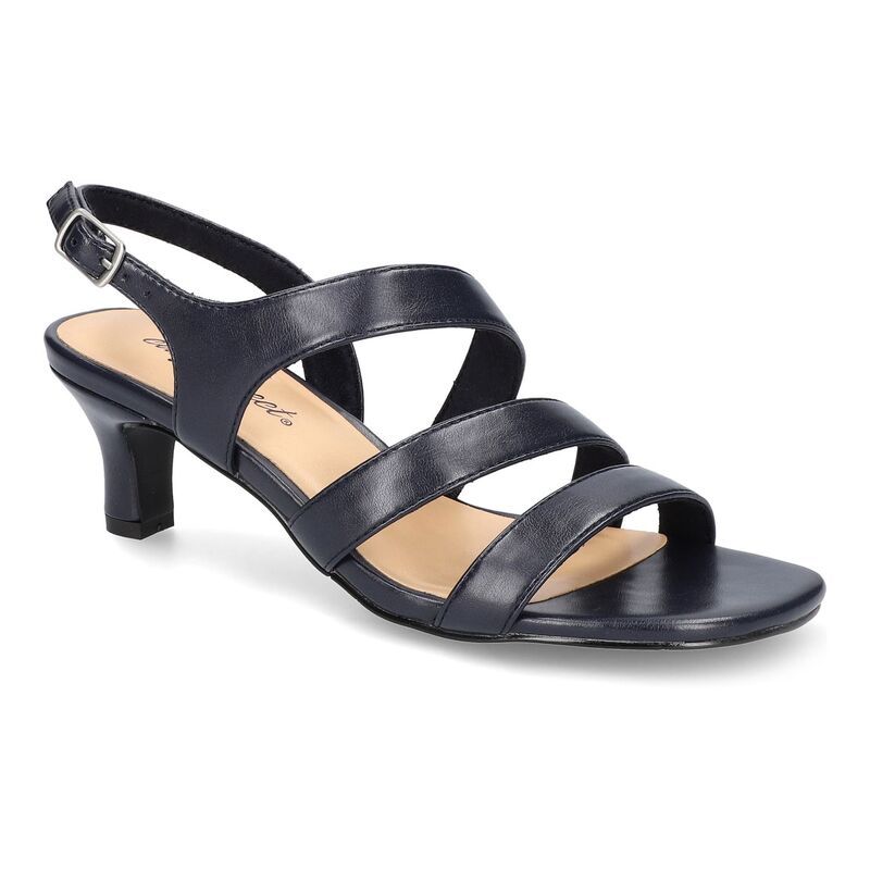 イージーストリート レディース シューズ サンダル Easy Street Como Womens Dressandals Navy ネイビー