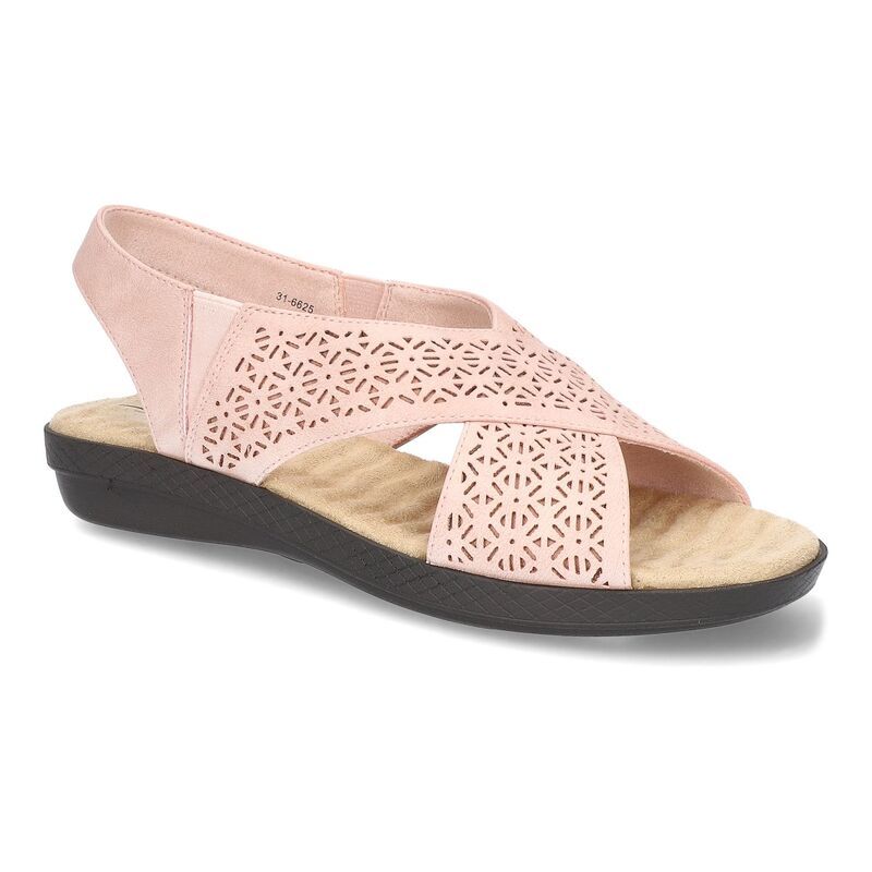 イージーストリート レディース シューズ サンダル Easy Street Claudia Womenslingback Sandals Blush ブラッシュ