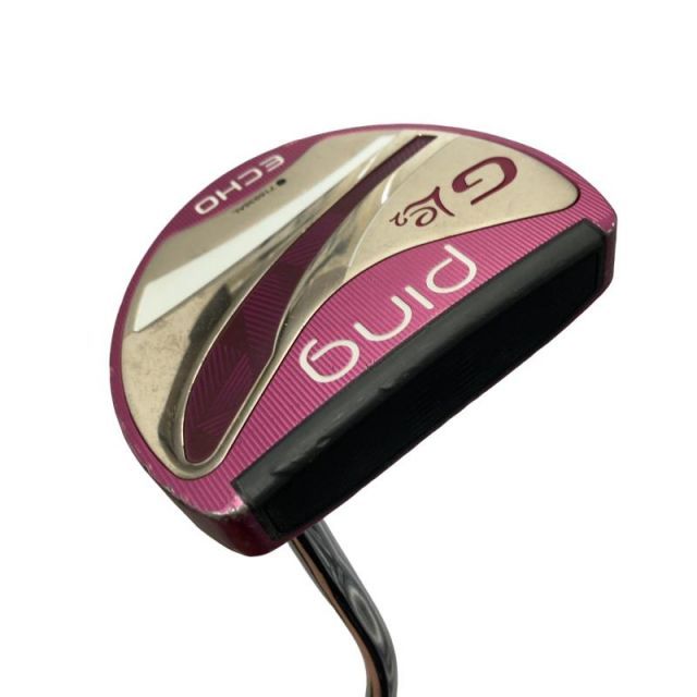 【中古】 ピン G Le2 ECHO 33インチ レディース パター PT スチール (フレックスその他) レディース 女性用 右利き 右用 Cランク ゴルフクラブ