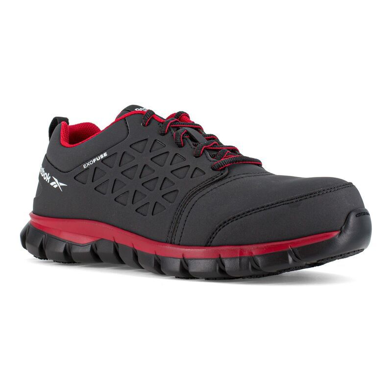 リーボック メンズ シューズ スニーカー Reebok Sublite Cushion Work Mens CompositeToe Shoes Black ブラック