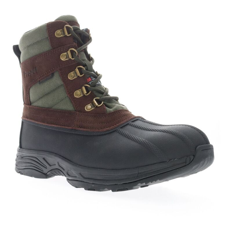 プロペット メンズ シューズ ブーツ・レインブーツ Propet Cortland Mens AllWeather Boots Brown Olive オリーブ