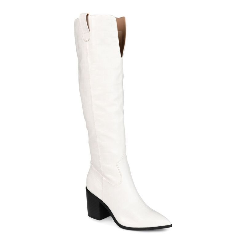ジュルネ コレクション レディース シューズ ブーツ・レインブーツ Journee Collection Therese Tru Comfort Foam Womens KneeHigh Boots Bone