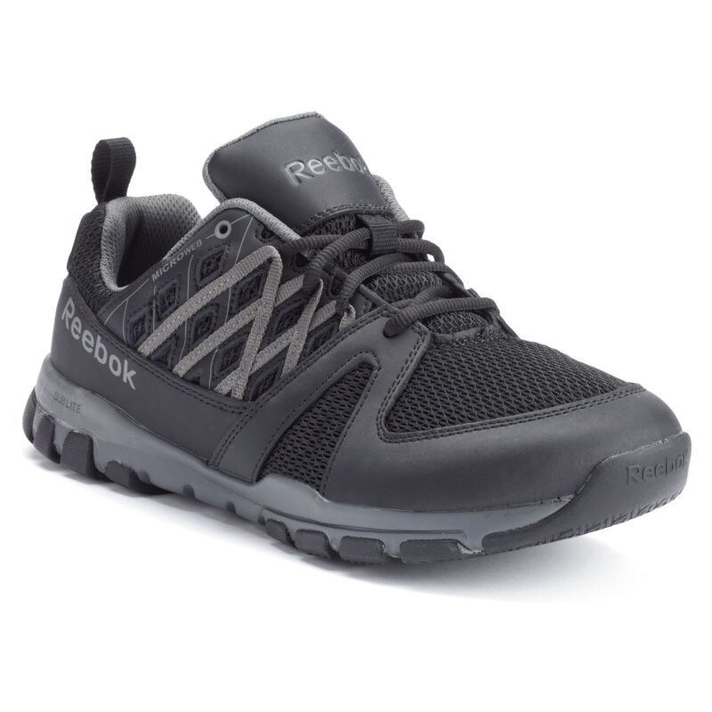 リーボック メンズ シューズ スニーカー Reebok Work Sublite Work Mens Athletic Shoes Black Gray ブラック