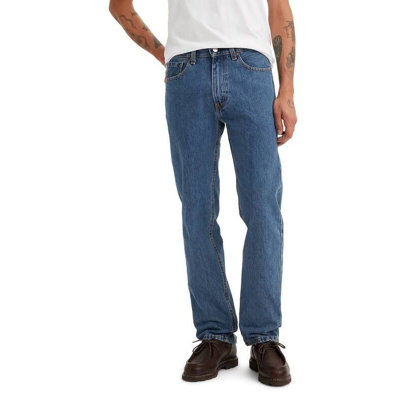 リーバイス メンズ ボトムス デニムパンツ レギュラーフィット ジーンズ Mens Levis 505 Regular Fit Jeanstonewash