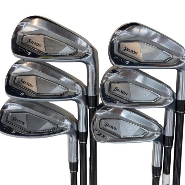 【中古】 ダンロップ SRIXON ZXi5 6S アイアンセット IR リシャフト (フレックスその他) メンズ 男性用 右利き 右用 Cランク ゴルフクラブ