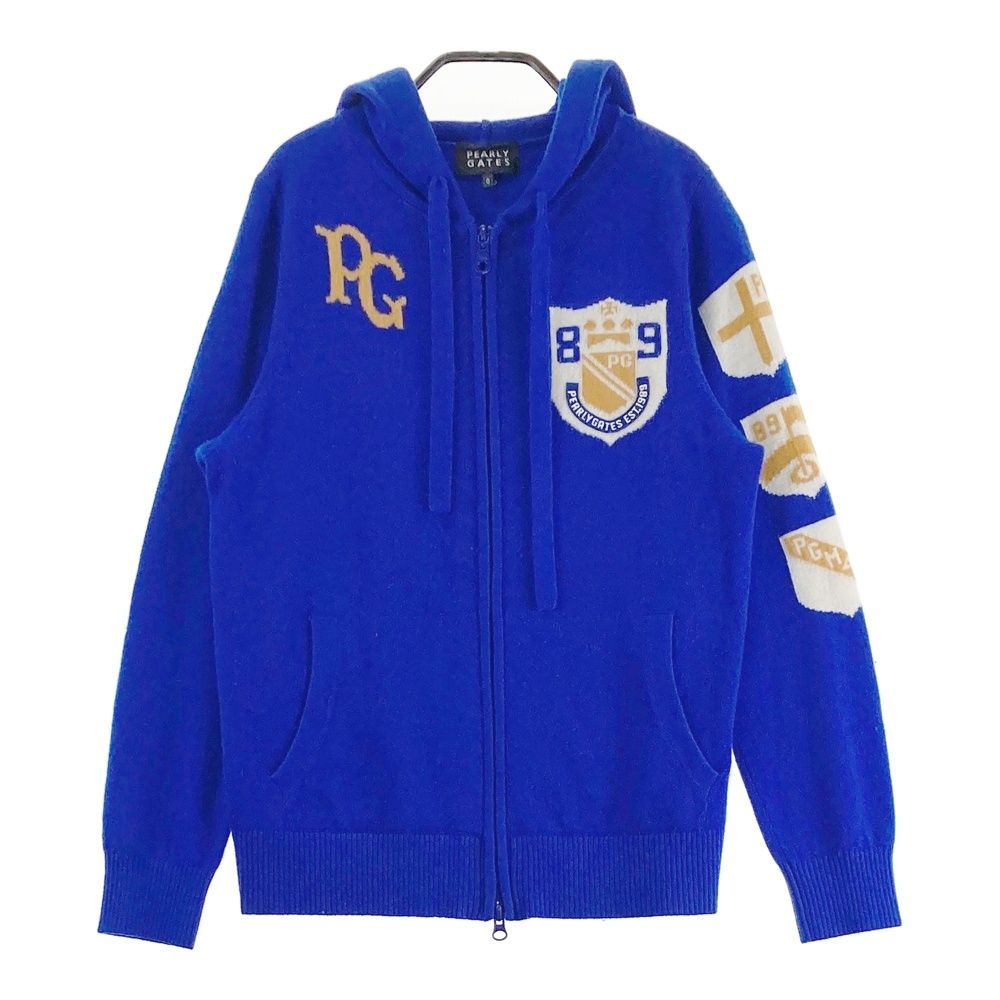 パーリーゲイツ　ニットブルゾン　レディース　サイズ0 サイズ：0 PEARLY GATES パーリーゲイツ ニットジャケット カシミヤ