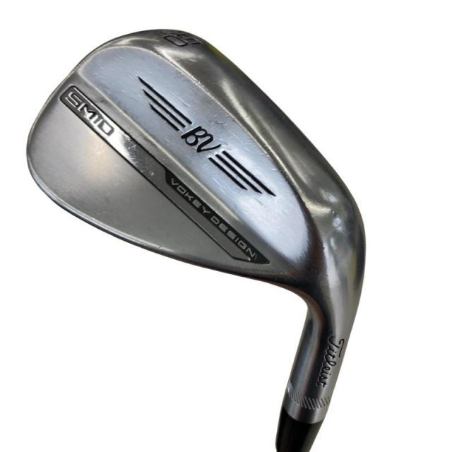 【中古】 タイトリスト VOKEY SPIN MILLED SM10 ツアークロム 50°/08°F ウェッジ WG BV 105 (フレックスその他) メンズ 男性用 右利き 右用 Cランク ゴルフクラブ