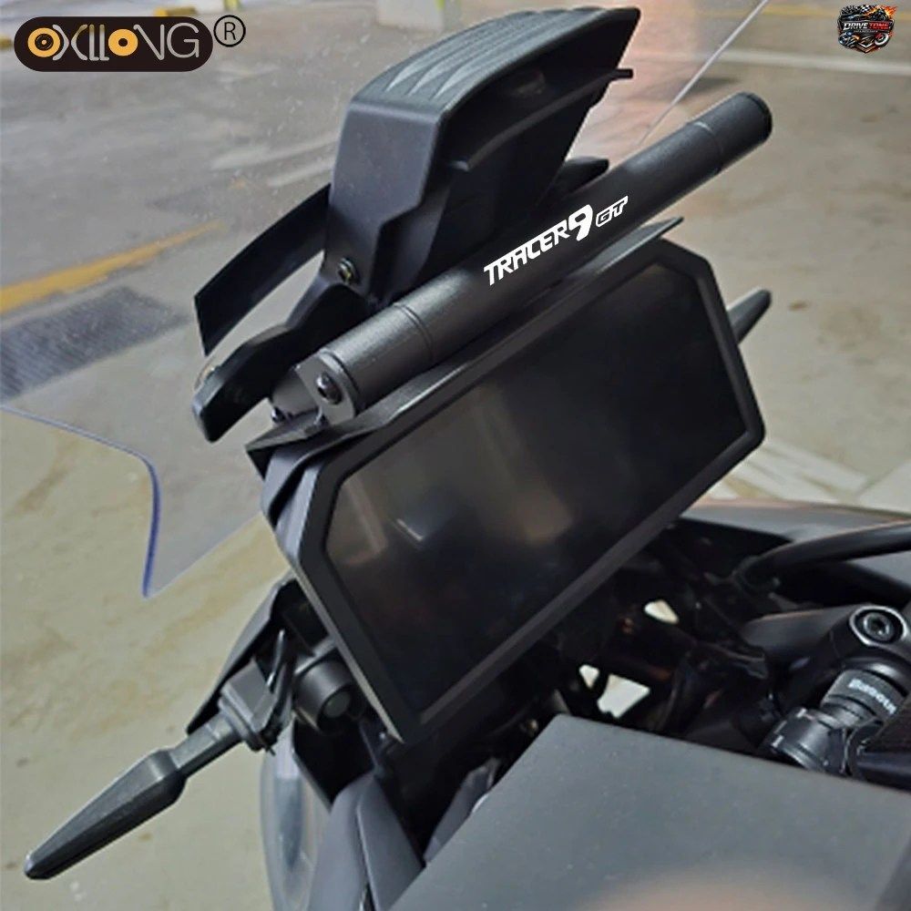 ヤマハ TRACER 9 GT+ TRACER 9GT+ PLUS 2023 - 2025 モーターサイクル用アクセスフォン GPSナビゲーションマウントブラケット延長ホルダー