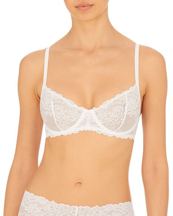ナトリ レディース アンダーウェア ブラジャー Natori Heavenly Convertible Balconette Bra White ホワイト