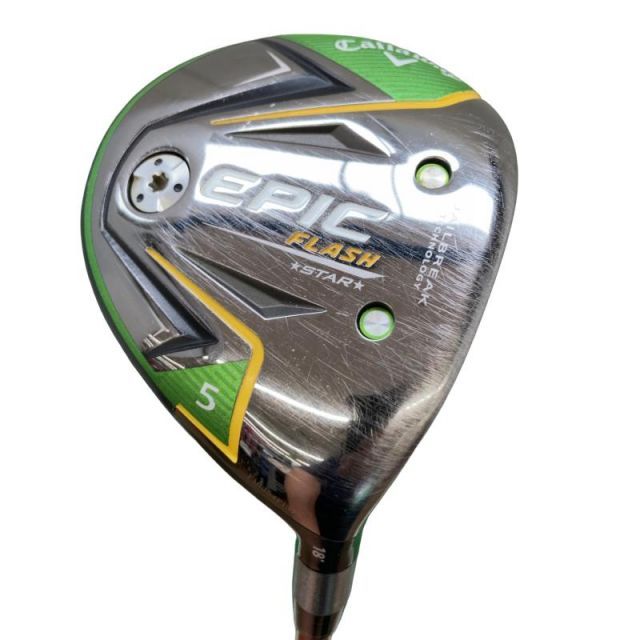【中古】 キャロウェイ EPIC FLASH STAR 5W フェアウェイウッド FW リシャフト (フレックスその他) メンズ 男性用 右利き 右用 Cランク ゴルフクラブ