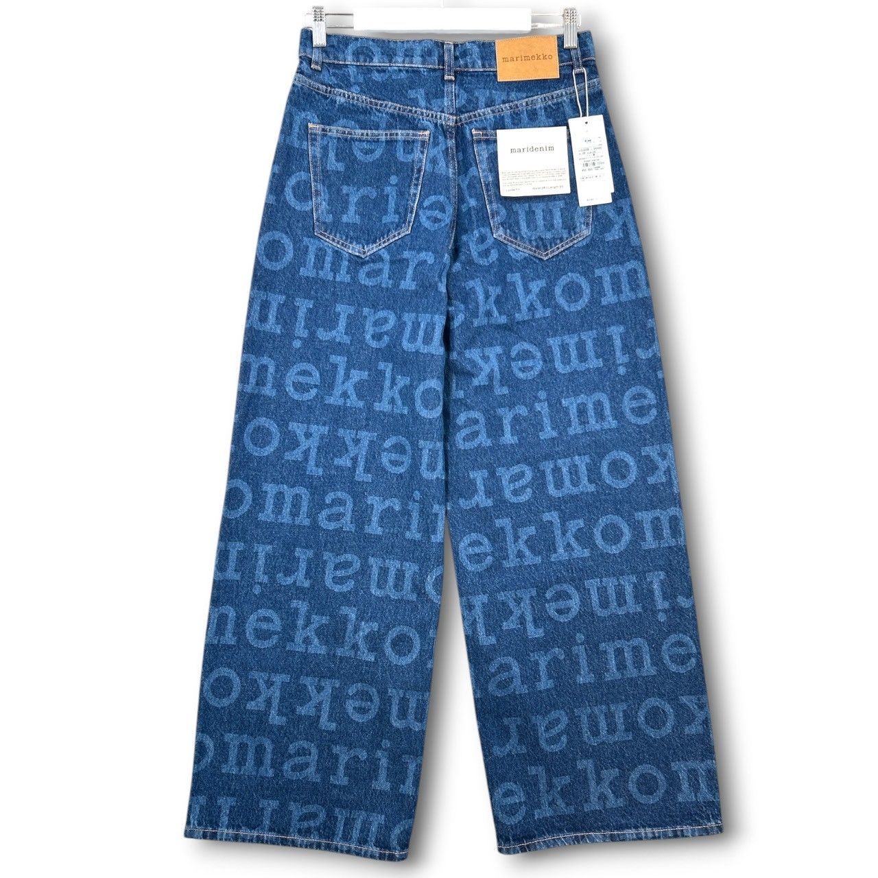 新品 タグ付 未使用 marimekko マリメッコ maridenim ロゴデニムパンツ