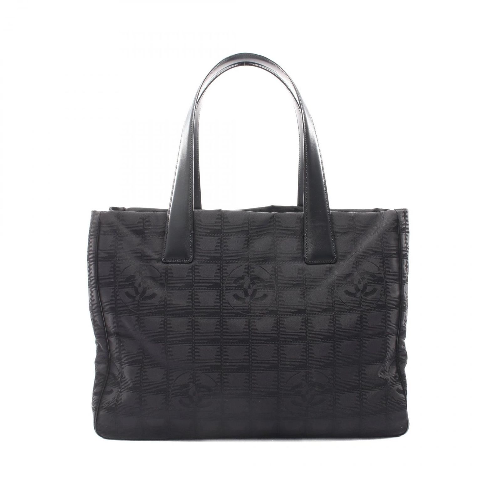 シャネル CHANEL トートバッグ ニュートラベルラインMM A15991 ブラック レザー ニュートラベルライントートMM レディース Used A