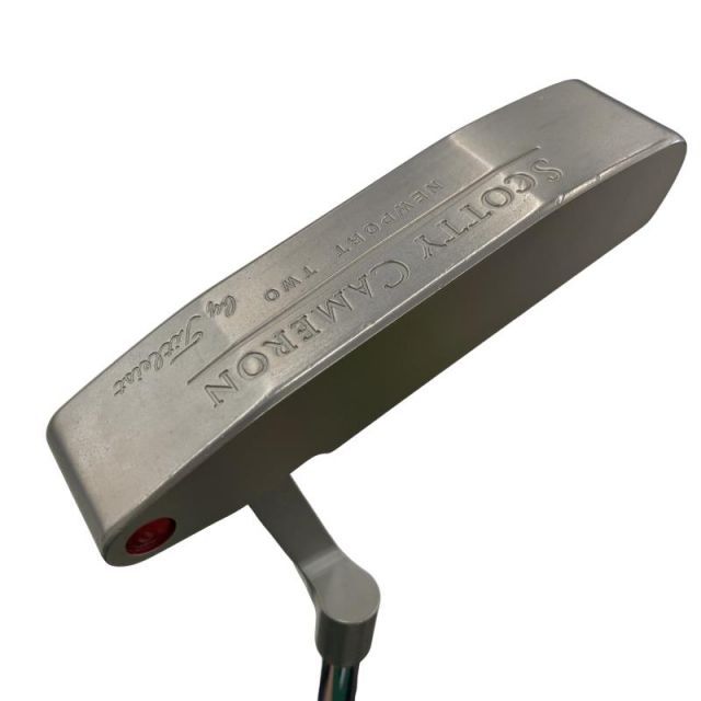 【中古】 タイトリスト SCOTTY CAMERON NEWPORT TWO(ガンブルー) パター PT Micro Step (フレックスその他) メンズ 男性用 右利き 右用 Dランク ゴルフクラブ