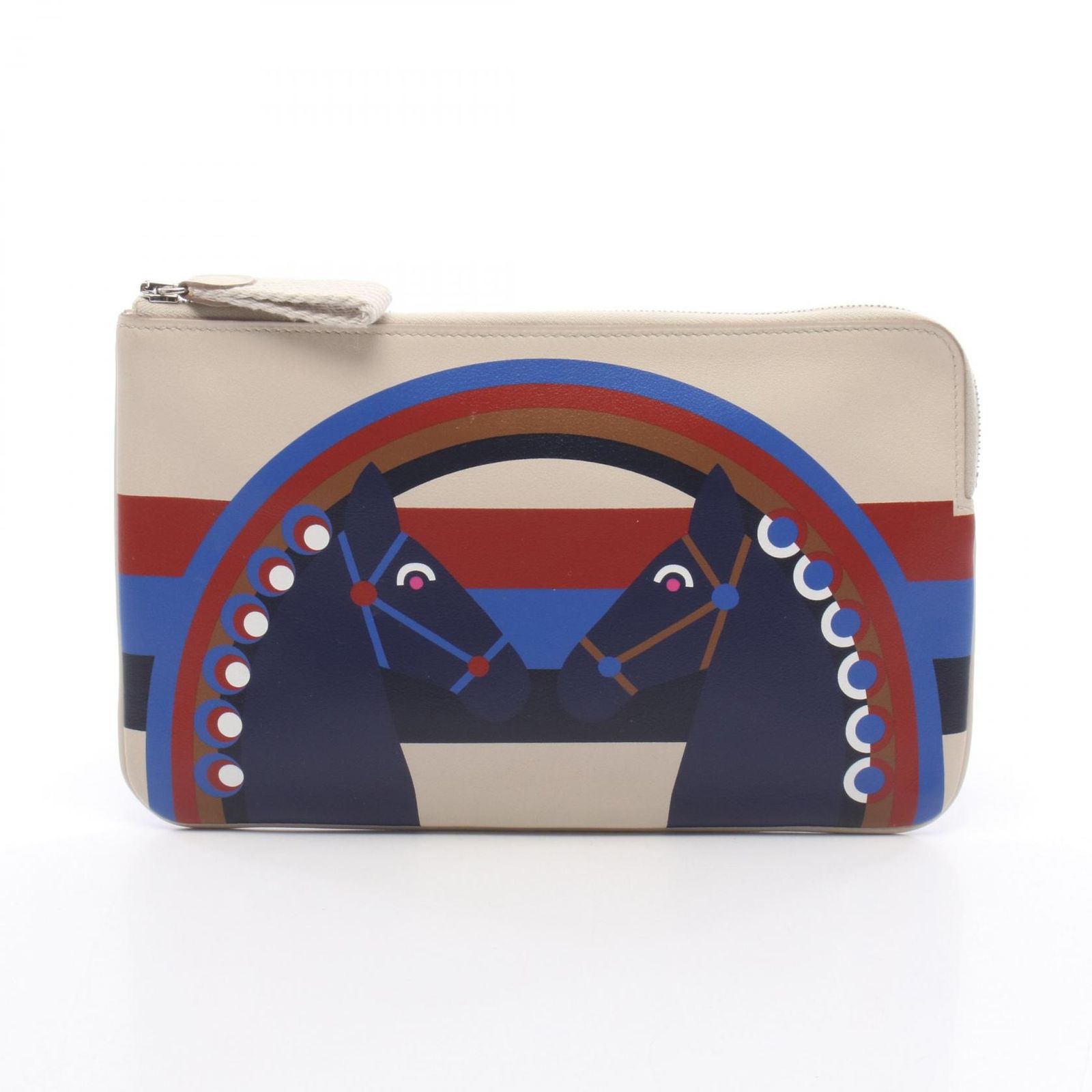 エルメス HERMES ポーチ カレ ポケット ロング レインボーラブ ベトン ベトン/マルチ その他 カレ・ポケット ロング ベトン/マルチ レディース Used A
