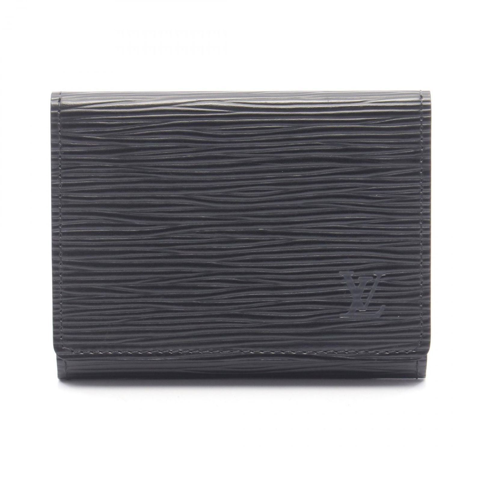 ルイ・ヴィトン LOUIS VUITTON カードケース アンヴェロップ カルト ドゥ ヴィジット M56582 ノワール レザー アンヴェロップ・カルト ドゥ ヴィジット メンズ Used A