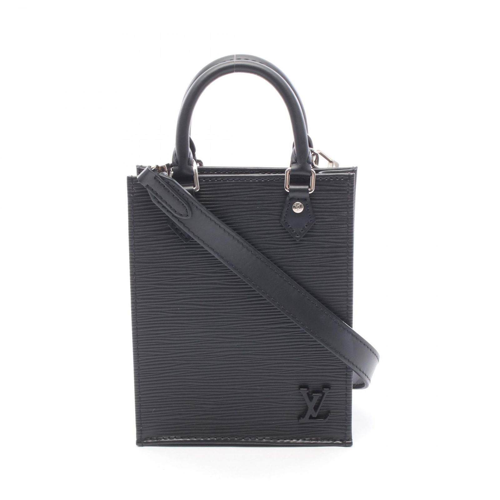 ルイ・ヴィトン LOUIS VUITTON ハンドバッグ プティット サックプラ M69441 ノワール レザー プティット・サックプラ レディース Used A