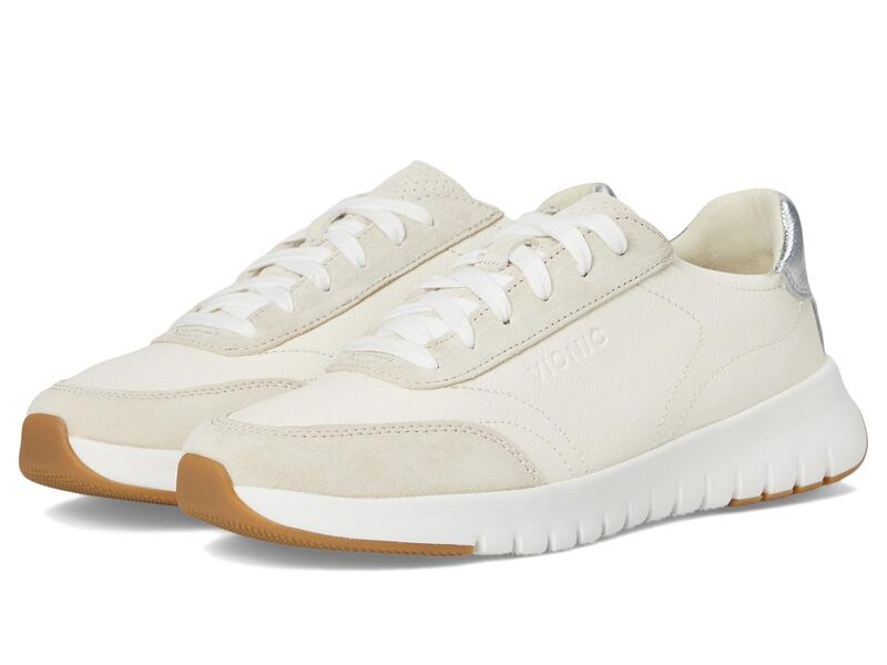 バイオニック レディース シューズ スニーカー VIONIC Uptown Sneakers IvorySilver Le アイボリー