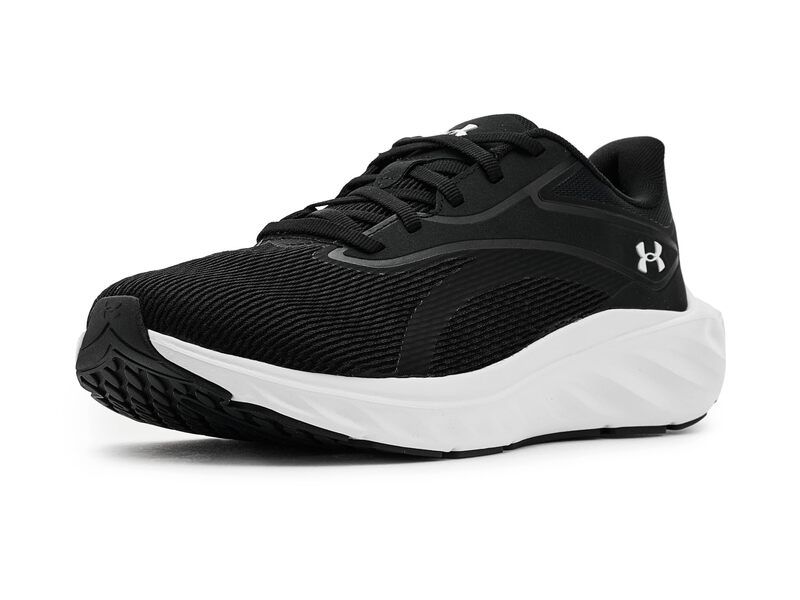アンダーアーマー レディース シューズ スニーカー Under Armour Ascend Running Shoes BlackBlackWhi ブラック