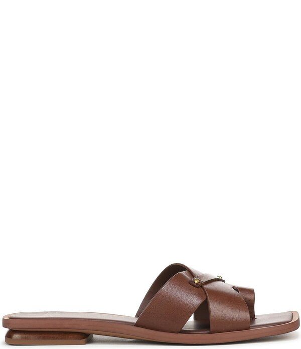 フランコサルト レディース シューズ サンダル レザー Sarto by Franco Sarto Etta Leather Toe Loop Flat Sandals Coffee コーヒー