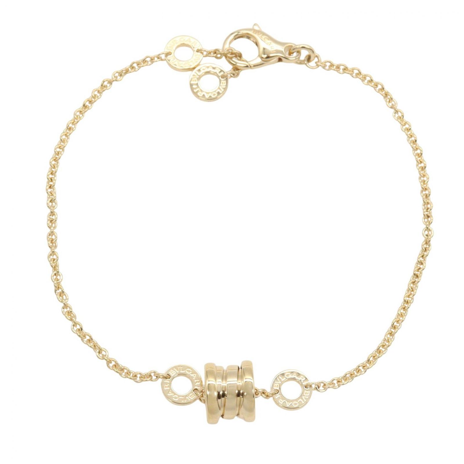 ブルガリ BVLGARI ブレスレット B-zero1 ビーゼロワン エレメント ブレスレット 340666 腕回り17.5/19.5㎝ K18（イエローゴールド） B-zero1 エレメント ブレスレット