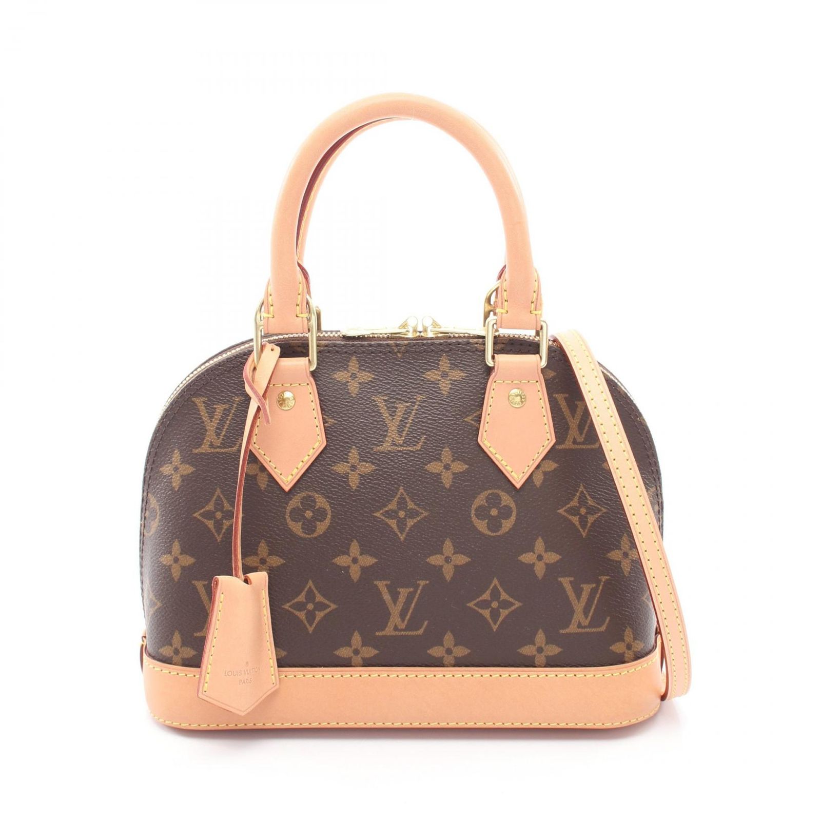 ルイ・ヴィトン LOUIS VUITTON ハンドバッグ アルマBB モノグラム 2WAY M53152 PVCコーティングキャンバス レザー アルマBB レディース Used A