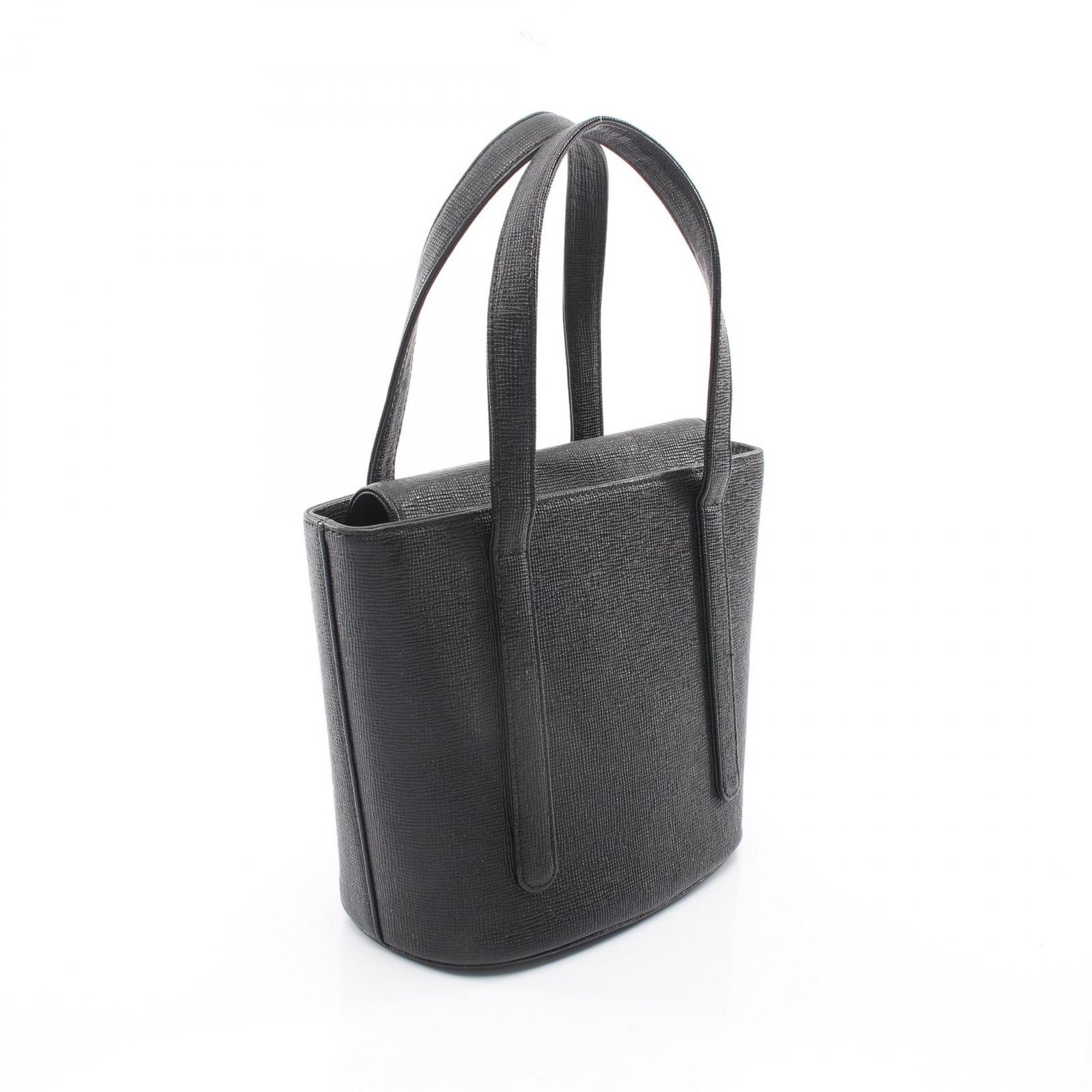 エム・シー・エム MCM ハンドバッグ ロゴスタッズ ブラック レザー ハンドバッグ レディース Used B エム・シー・エム MCM ハンドバッグ ロゴスタッズ ブラック レザー ハンドバッグ レディース Used B