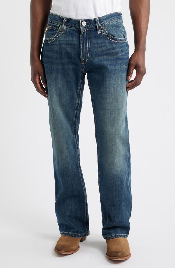アリアト メンズ ボトムス デニムパンツ ブーツカット ブーツ ジーンズ Ariat M4 Boundary Bootcut Jeans Gulch