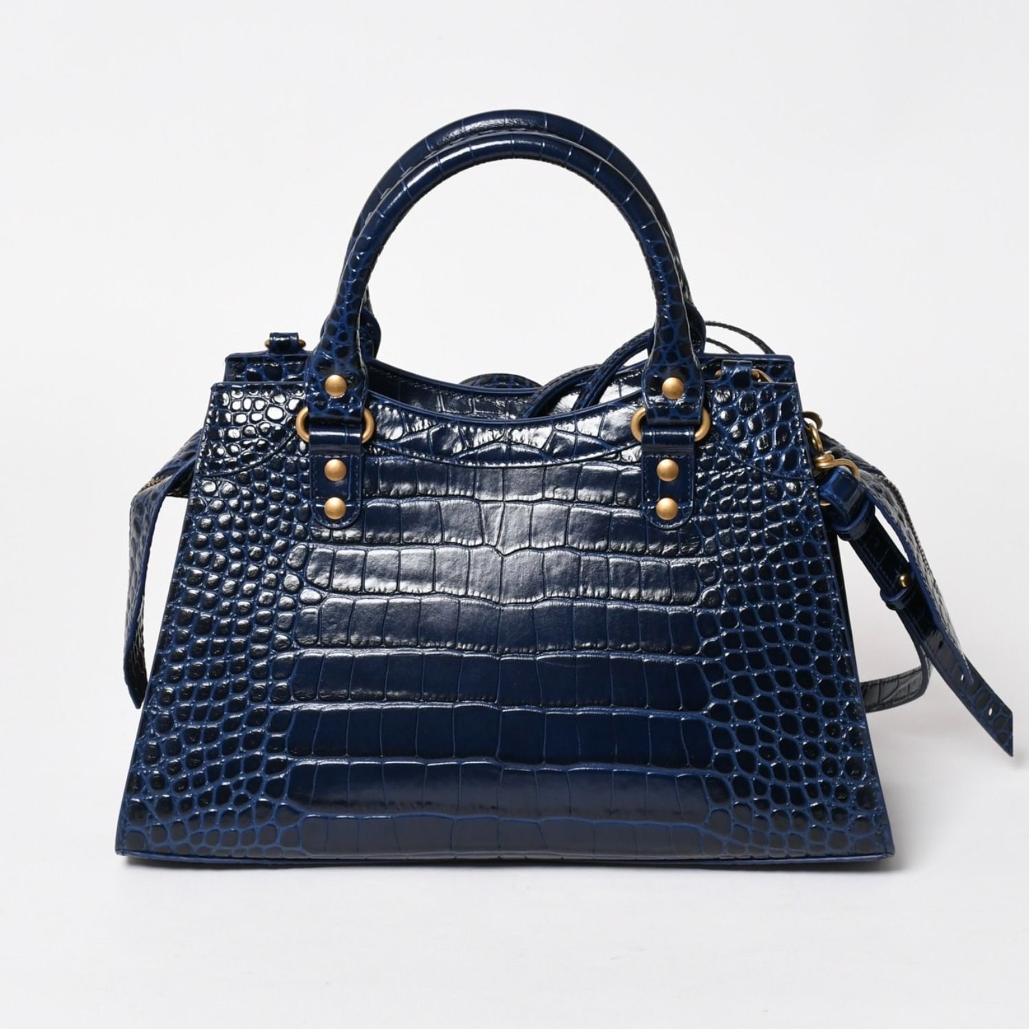 新品同様 BALENCIAGA バレンシアガ ネオクラシックシティ クロコダイル 