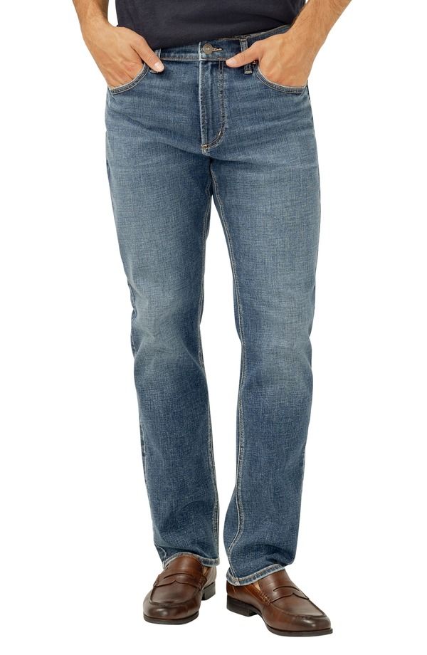 シルバー ジーンズ メンズ ボトムス デニムパンツ ストレート Silver Jeans Co Machray Athletic Fit Straight Leg Jeans Barnes