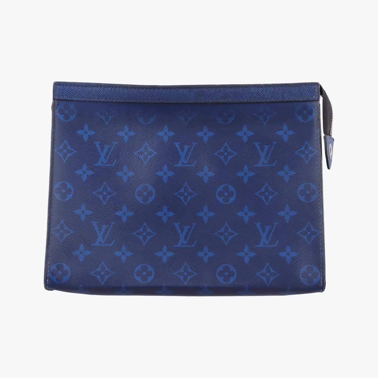 ルイヴィトンLouis Vuittonタイガラマ ポシェット・ヴォワヤージュ MM コバルト × パシフィック・ブルー タイガ・レザー × モノグラム M30423 ICチップ 36,400円