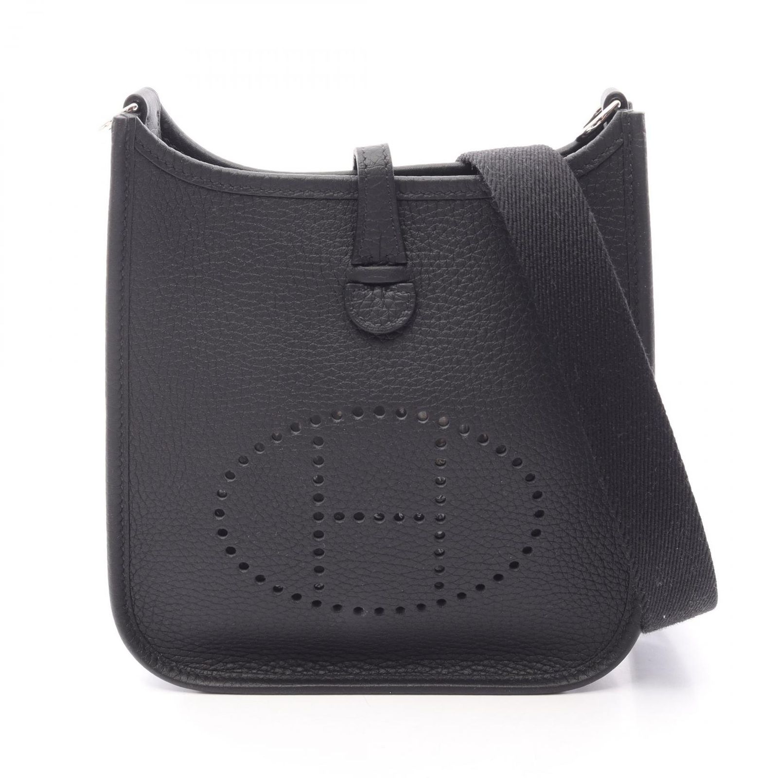 エルメス HERMES ショルダーバッグ エヴリンTPM アマゾン ブラック レザー エブリンアマゾンTPM ブラック レディース 未使用