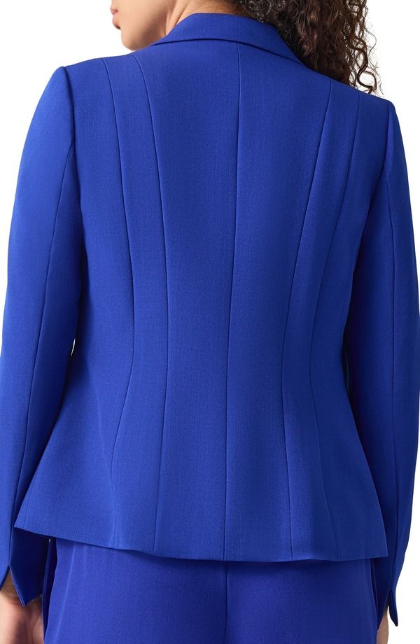 カスパール レディース アウター ジャケット・ブルゾン クレープ ブレザー KASPER Stretch Crepe OneButton Blazeroyal Signature カスパール レディース アウター ジャケット・ブルゾン クレープ ブレザー KASPER Stretch Crepe OneButton Blazeroyal Signature