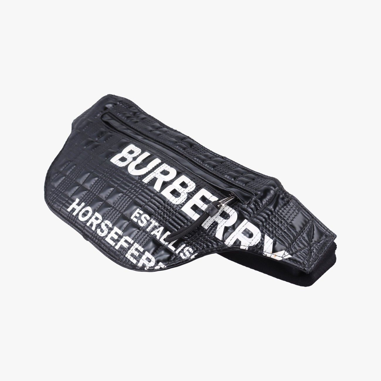 バーバリーBurberryローラ ブラック×ホワイト レザー バーバリーBurberryローラ ブラック×ホワイト レザー