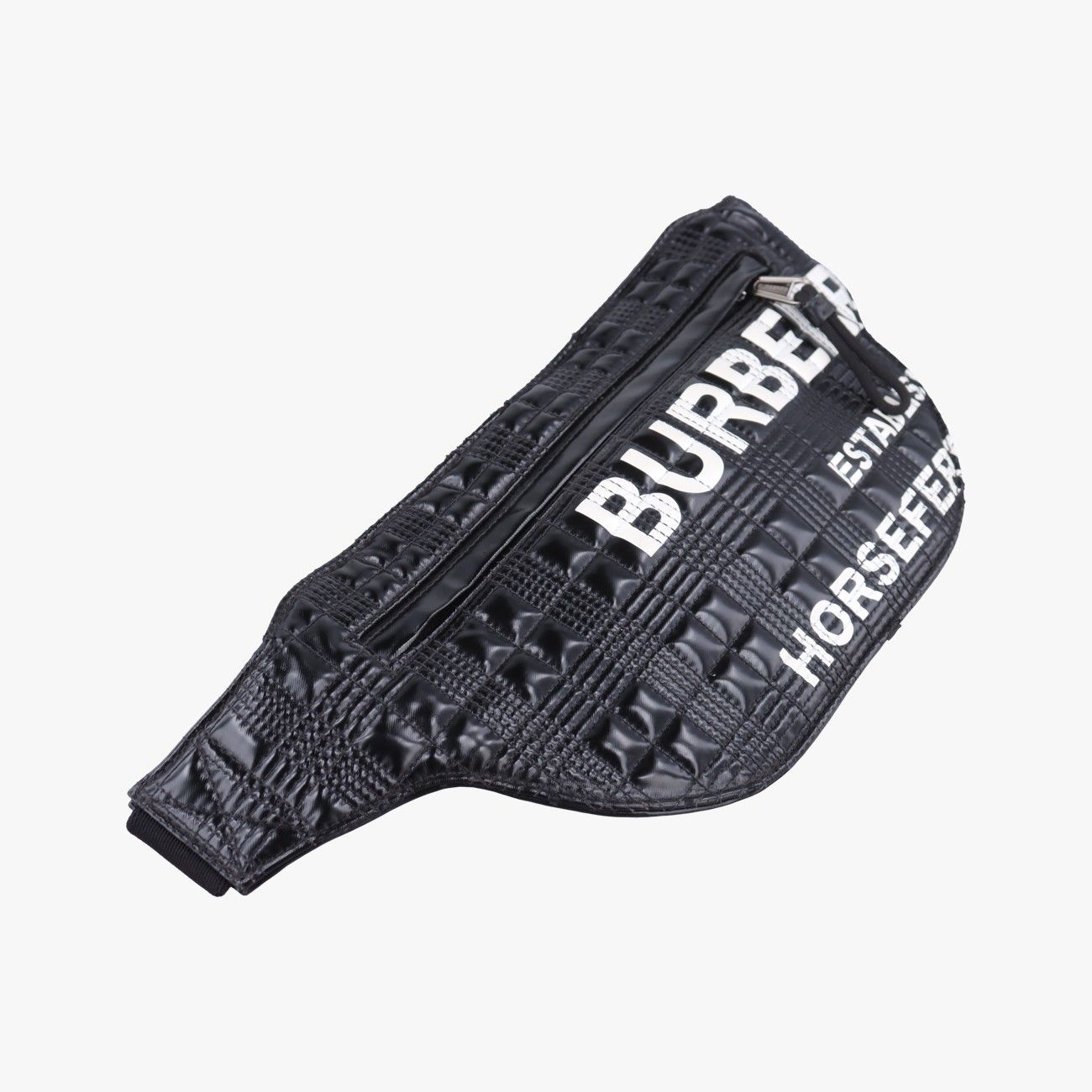 バーバリーBurberryローラ ブラック×ホワイト レザー バーバリーBurberryローラ ブラック×ホワイト レザー