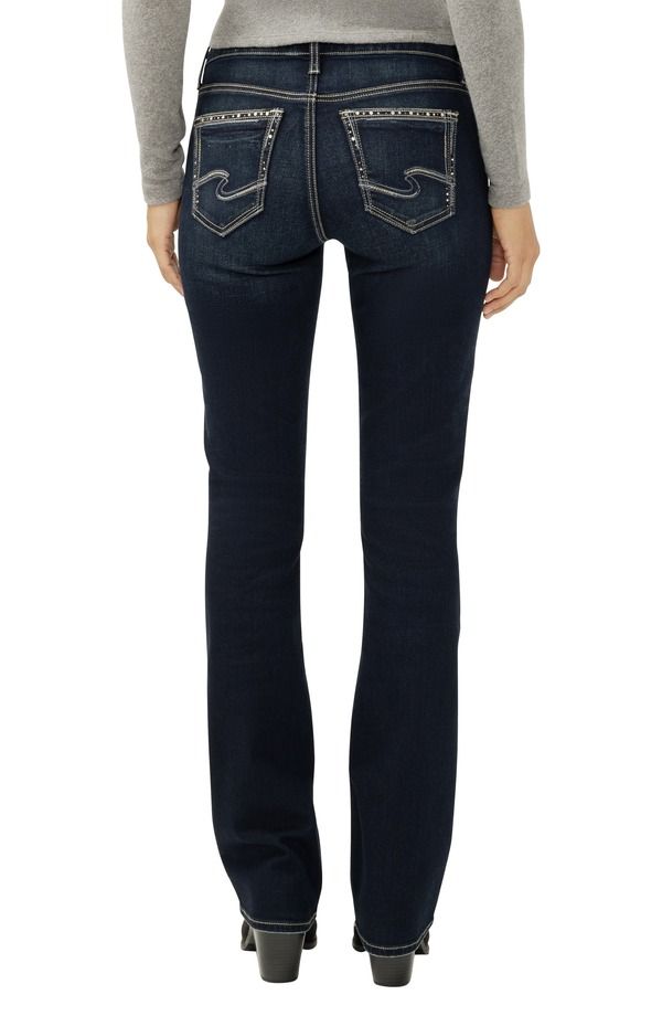 シルバー ジーンズ レディース シューズ ブーツ・レインブーツカット Silver Jeans Co Elyse Slim Bootcut Jeans Aurora