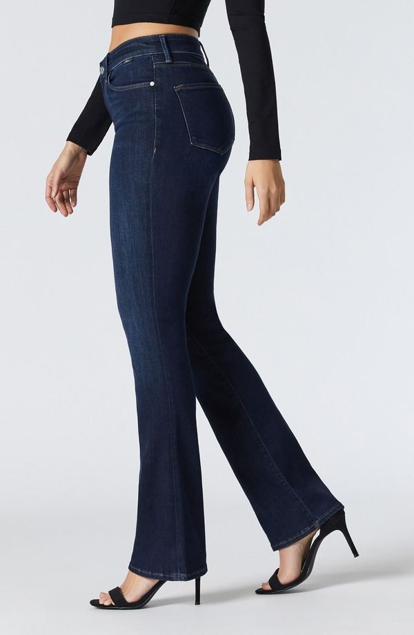マーヴィ ジーンズ レディース シューズ ブーツ・レインブーツカット Mavi Jeans Molly Classic Mid Rise Bootcut Jeans Deep Supersoft