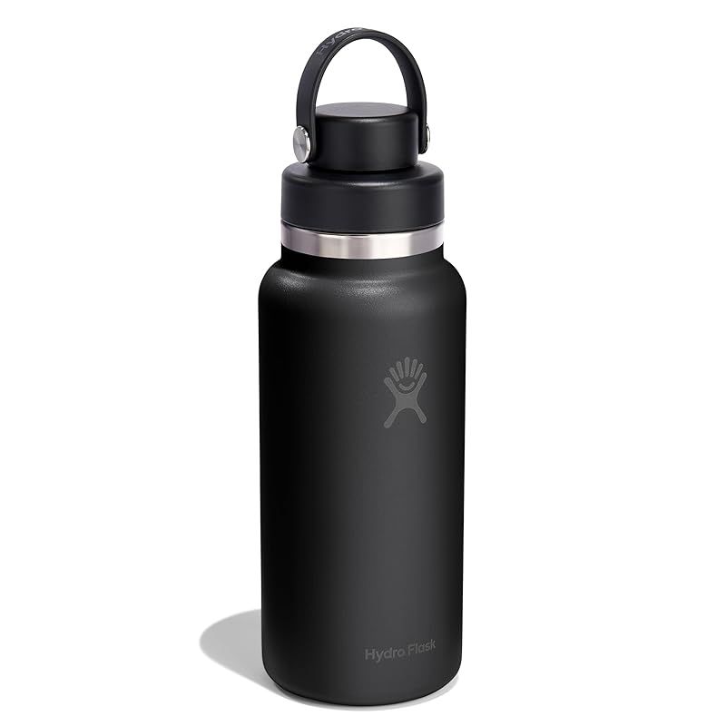 【新品】 ステンレス ボトル Wide Mouth Flex Chug Cap ワイドマウス フレックスチャグキャップ 32oz 946ml ブラック 保温 保冷 水筒 (日本正規品) 【新品】 ステンレス ボトル Wide Mouth Flex Chug Cap ワイドマウス フレックスチャグキャップ 32oz 946ml ブラック 保温 保冷 水筒 (日本正規品)