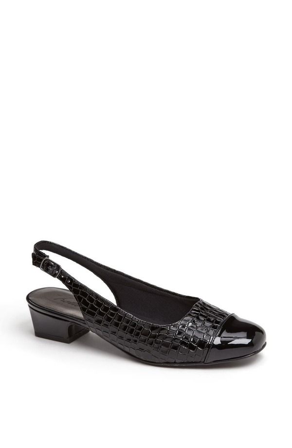 トロッターズ レディース シューズ ヒール Trotters Dea Slingback Black Croco ブラック