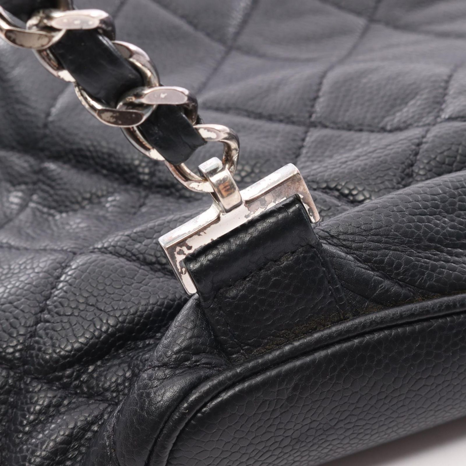 シャネル CHANEL リュックサック バックパック マトラッセ ブラック キャビアスキン(グレインドカーフ) マトラッセ 巾着 バックパック レディース Used B シャネル CHANEL リュックサック バックパック マトラッセ ブラック キャビアスキン(グレインドカーフ) マトラッセ 巾着 バックパック レディース Used B