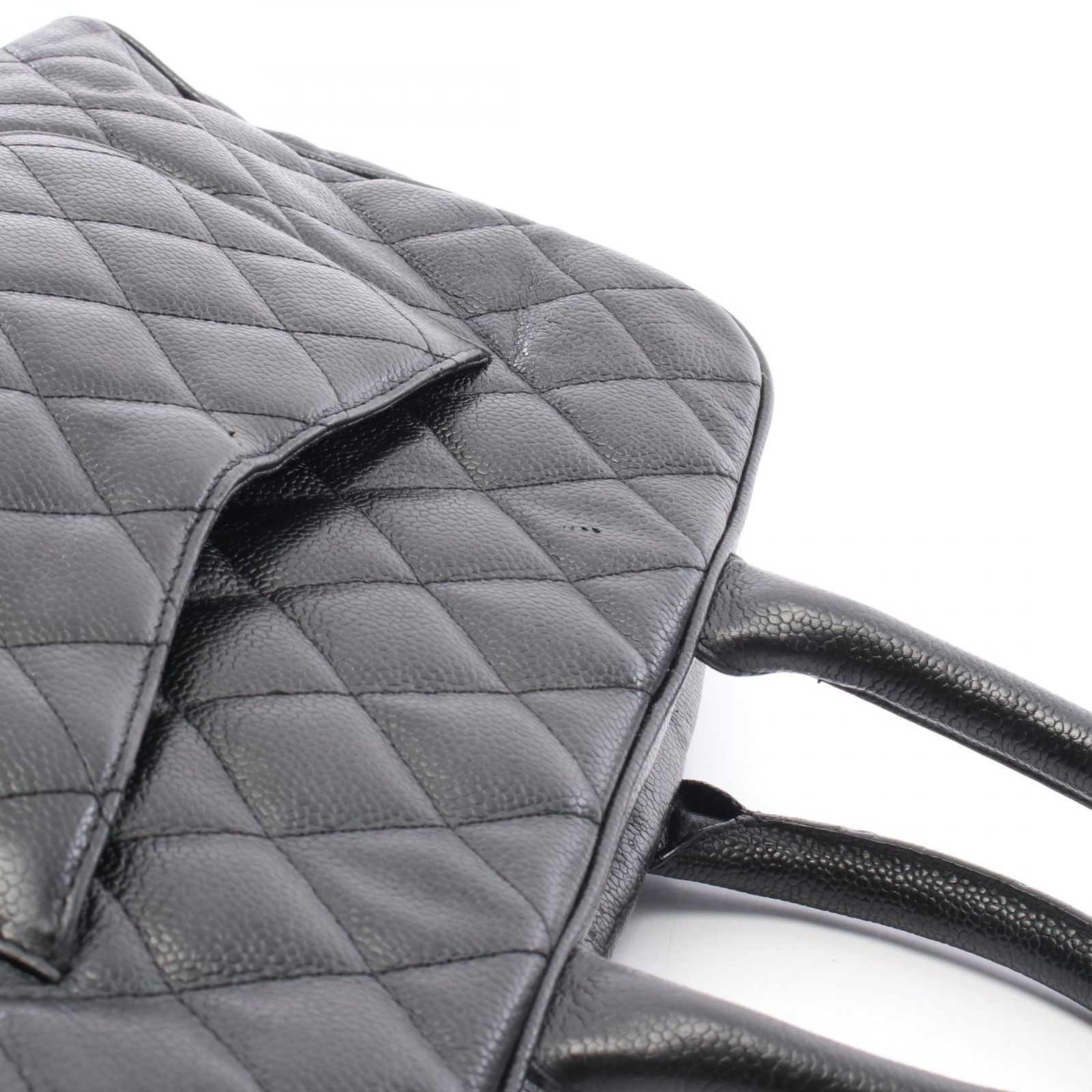 シャネル CHANEL ボストンバッグ マトラッセ ココマーク ブラック カーフ(牛革) マトラッセ ココマーク ボストンバッグ レディース Used A シャネル CHANEL ボストンバッグ マトラッセ ココマーク ブラック カーフ(牛革) マトラッセ ココマーク ボストンバッグ レディース Used A