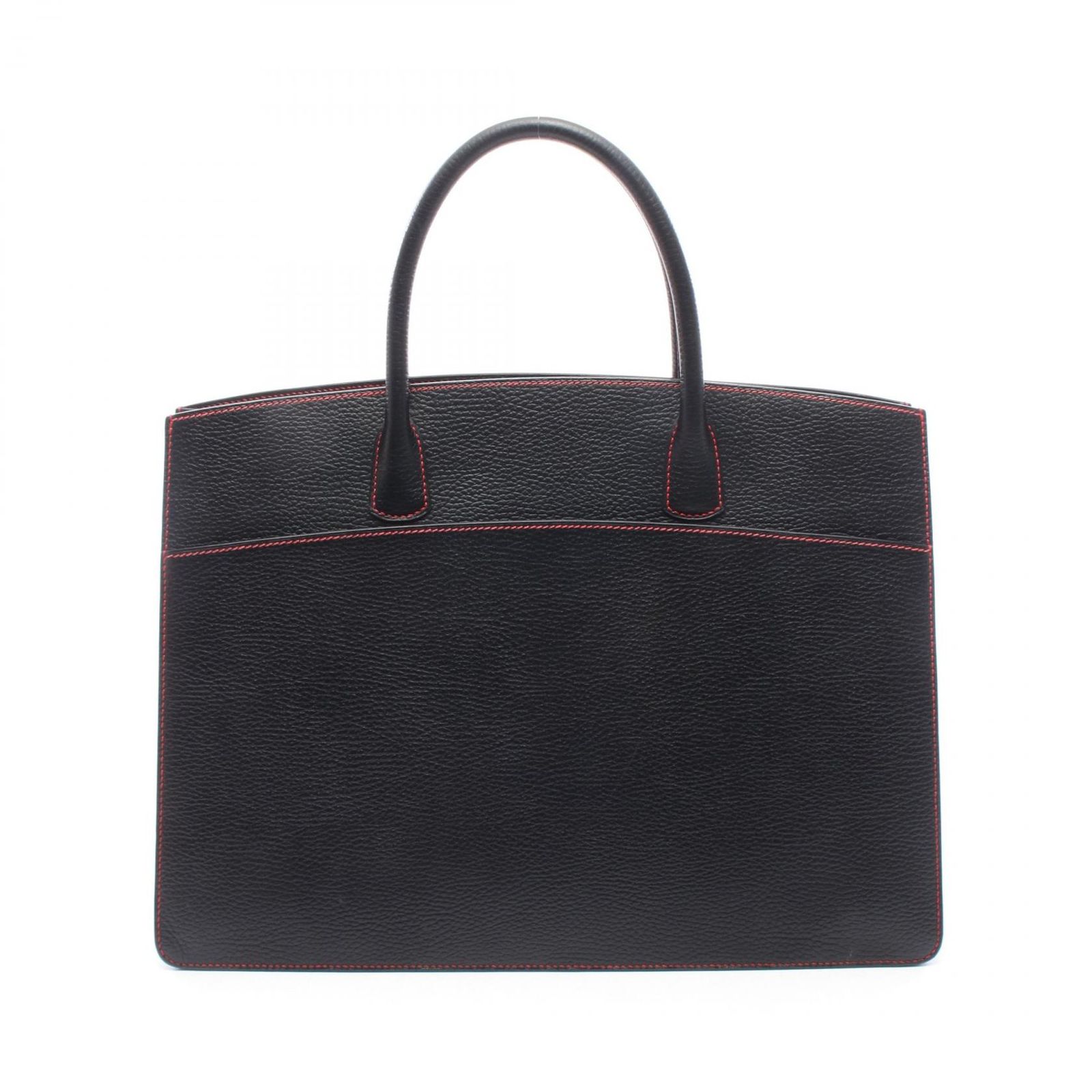 エルメス HERMES トートバッグ ホワイトバスGM ブラック レザー ホワイトバスGM ブラック レディース Used A
