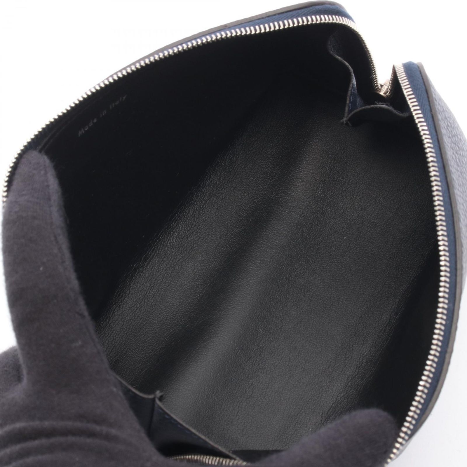 セリーヌ CELINE ポーチ 101533NFL ネイビー レザー ポーチ レディース Used A セリーヌ CELINE ポーチ 101533NFL ネイビー レザー ポーチ レディース Used A