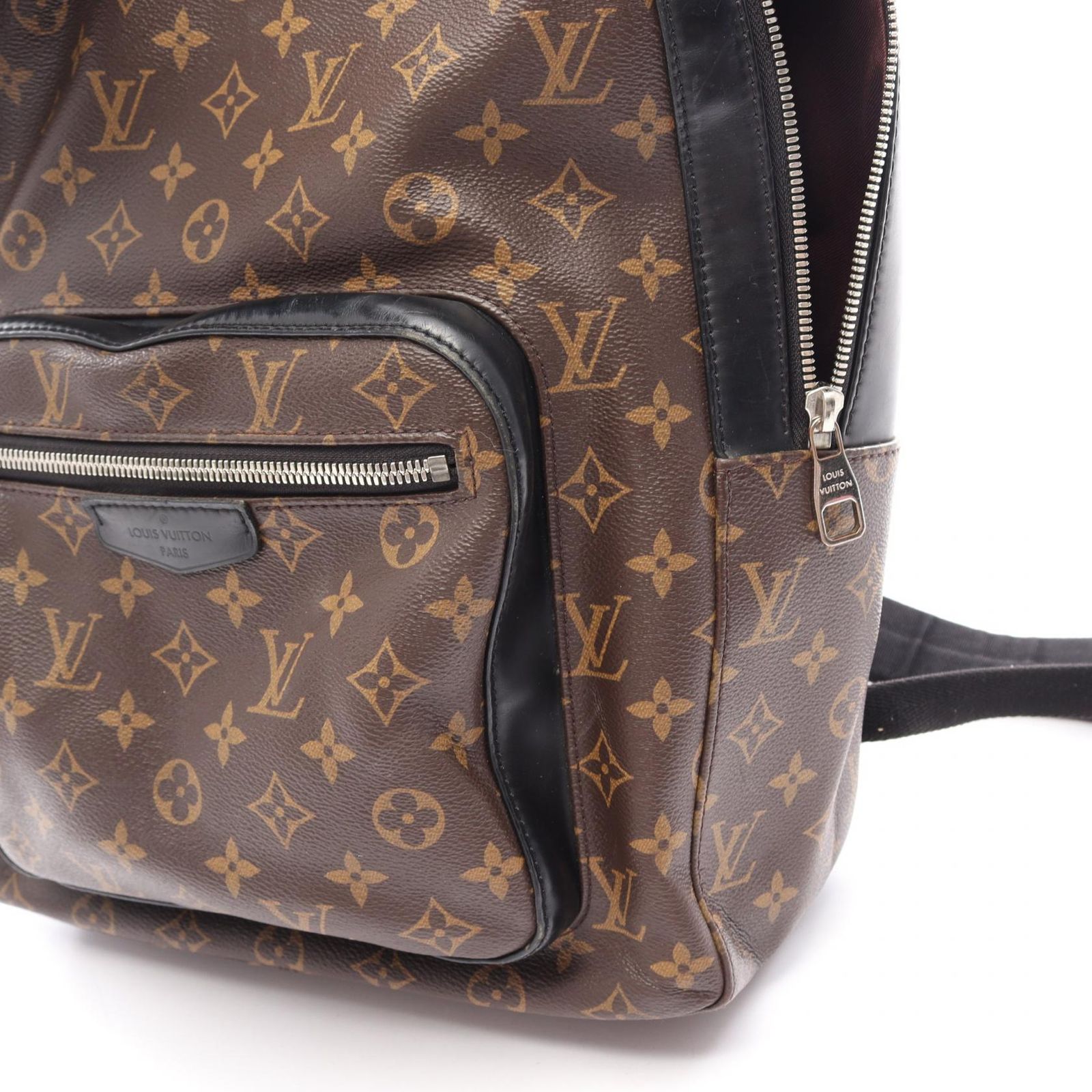 ルイ・ヴィトン LOUIS VUITTON リュックサック バックパック ジョッシュ M41530 PVCコーティングキャンバス レザー ジョッシュ メンズ Used B