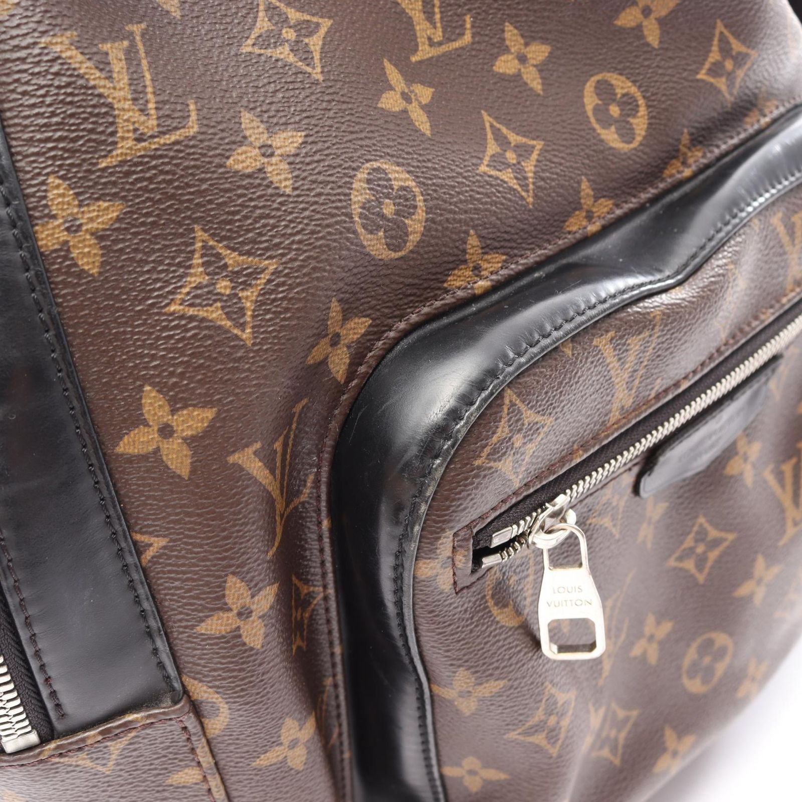 ルイ・ヴィトン LOUIS VUITTON リュックサック バックパック ジョッシュ M41530 PVCコーティングキャンバス レザー ジョッシュ メンズ Used B